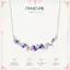 FANCIME “Wisteria Whisper ” Thanh hoa Vòng cổ bạc Tourmaline màu hồng