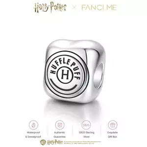 Harry Potter x FANCIME Hufflepuff Bạc Charm Hạt