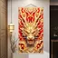 May Mắn Rồng Vàng Chắc Chắn Tranh Gỗ Mới Phong Cách Trung Hoa Lối Vào Hành Lang Dọc Tranh Trang Trí Quốc Gia Hợp Thời Trang Năm Rồng Nhà Tranh Tường