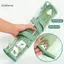 GCDHome 1 Thư mục cầm tay chống nước trong suốt di động dung tích lớn, Túi lưu trữ tập tin có thể mở rộng, Túi đựng tập tin tự dính PVC HOT