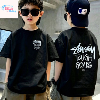 Áo Thun Trẻ Em Unisex In Chữ Thời Trang, Cotton Mềm, Áo Ngắn Tay, Phù Hợp Đi Học & Chơi, Cho Bé 3-12 Tuổi