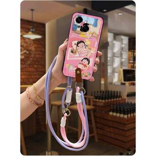 Ốp Lưng Mềm Ốp lưng Tecno POP9 4G / Spark GO 1 / GO1S / KL4 Silicone Chống Sốc Dễ Thương Vòng Cổ Chống Thấm Nước Bền Đeo Ngang Hoạt Hình Hình Chống Bụi Bẩn Chống Va Đập TPU