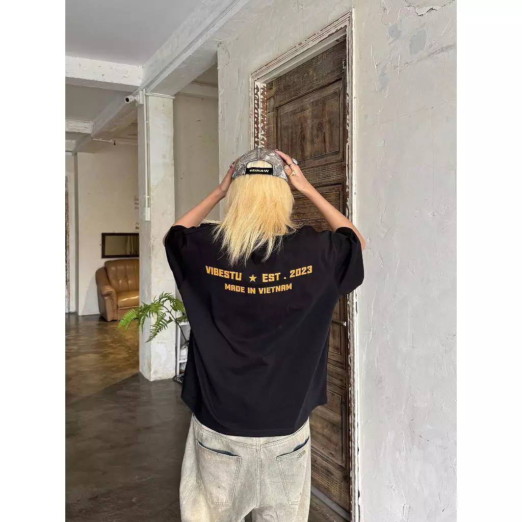 （Giao hàng 24h）Angela Áo Thun nam nữ 2026 Local Brand RTOML  In "Kiểu chữ" Form Rộng Unisex 250Gsm Cotton100%