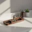 Đế Tam Giác Bằng Gỗ Họa Tiết Lót Espresso Bảng Bảo Quản Tam Giác Giá Đỡ Ban Ba Cắt Portafilter Giá Đỡ Trạm