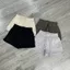 Quần đùi, quần short cạp chun chất liệu da cá mềm mịn lưng cao kèm dây rút kiều dáng trơn basic-thubio98