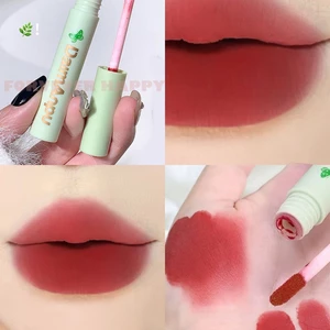 DAIMANPU D203 Lip Glaze Set 6 chiếc Matte Velvet Foggy Lip Gloss để làm sáng da