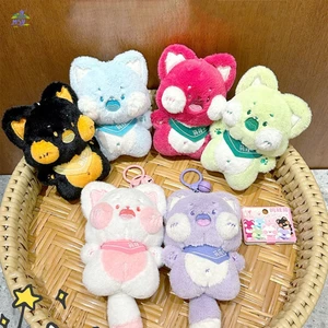 15cm Sang Trọng Mèo Móc Khóa Mặt Dây Chuyền Sang Trọng Đồ Chơi Mặt Dây Cho Túi Đeo Vai Quà Tặng Cho Trẻ Em Cô Gái Sinh Viên