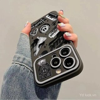Niche Họa tiết sơn hợp thời trang độc đáo Thay đổi ngay lập tức thành 17 Ốp lưng kiểu dáng mới nhất Thích hợp cho iphone 13promax / 12 / 16 / 11promax / 16pro / 17 / 15promax / 17promax Ốp điện thoại chống va đập