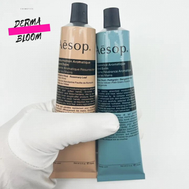 Kem Dưỡng Tay Aesop Resurrection Aromatique Dưỡng Mềm Da Tay Khô Nứt Nẻ, Thẩm Thấu Nhanh Không Bết Dính, Mùi Thảo Dược