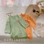 bộ lửng hè cho bé gái hàn quốc cao cấp 12-22kg, set quần legging áo chùm mông bé gái berie