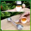 SWEET Dụng cụ cắt trứng bằng thép không gỉ Dụng cụ nhà bếp để loại bỏ vỏ trứng luộc cứng Dụng cụ mở vỏ trứng chính xác Dụng cụ mở bữa sáng Tiện ích n