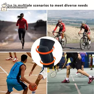Cheenm Sportspressing Miếng Lót Đầu Gối Co Giãn Bảo Vệ Đầu Gối Thiên Thần Bọt Biển Nẹp Đầu Gối Hỗ Trợ Nhảy Múa Tập Luyện Yoga VN