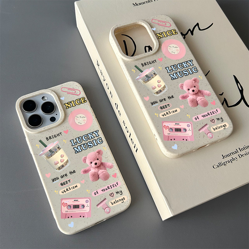 Ốp lưng điện thoại cho iPhone 17 16 Ốp lưng Pro Max 15 14 13 12 11 Hoa Ly Xanh