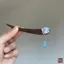 WHX-Hairpin {Cloud Double Thêu} Kẹp tóc ngắn 13cm Kẹp tóc bằng gỗ đàn hương chính hãng Thiết kế hai mặt Kẹp tóc cao cấp phù hợp thời trang