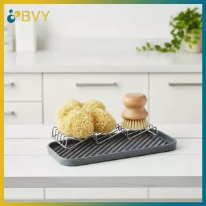 Xà phòng bằng thép không gỉ sáng tạo BVY Ra có miếng đệm silicon để sử dụng trong bồn tắm.