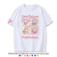 GC1 Sanrio KUROMI MELODY áo thun ngắn tay áo thun hoạt hình dễ thương mùa hè GC1