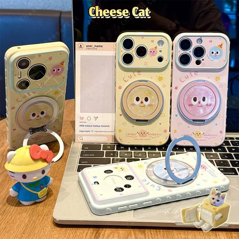 Ốp điện thoại di động màu kẹo phô mai 360 độ cho iPhone Ốp cho iPhone 14 13 12 11 15 Plus 16 17 Pro Max