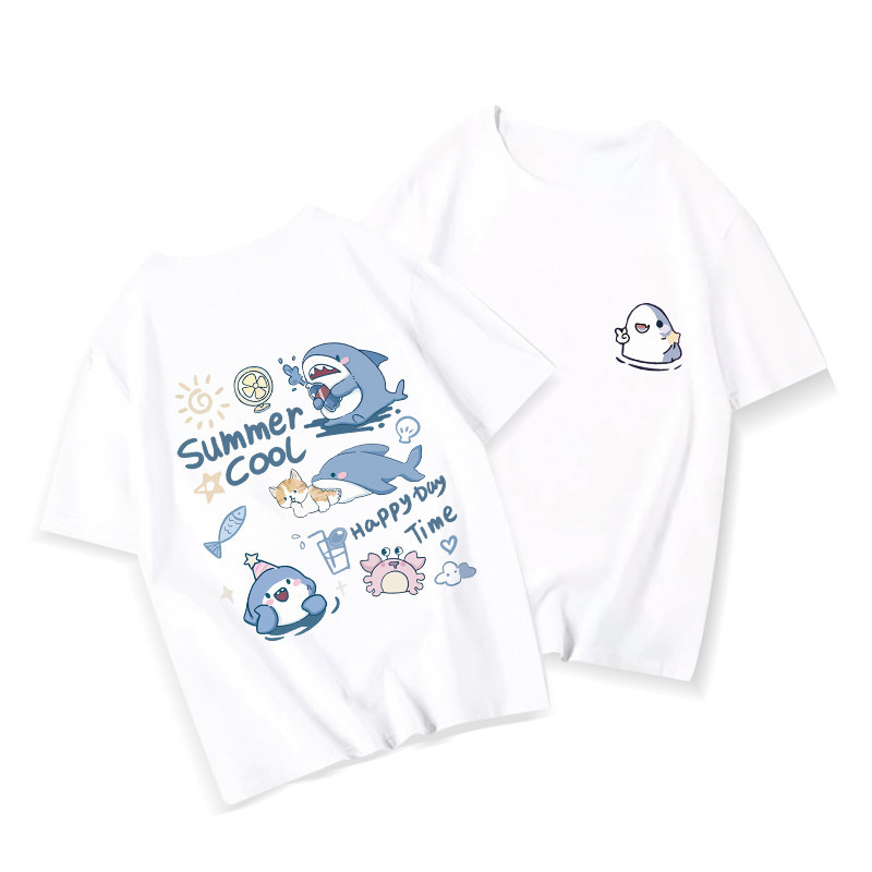 （Giao hàng 24h）Angela áo phông nữ quả mơ cute  mùa hè xinh áo style  hàn quốc  SALMO áo thun local brand