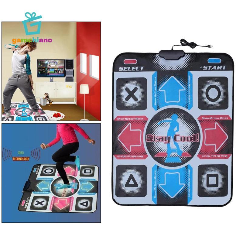 Gamchiano Khiêu Vũ Thảm Nhảy Múa Bước Nhảy Múa Thảm Khiêu Vũ Dancer Chăn Thiết Bị Laptop Chống Trơn Trượt Có USB Cho Palyer Trẻ Em Người Lớn