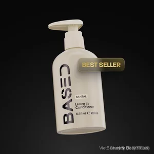 BASED Leave-In Conditioner Dầu Xả Dưỡng Tóc Không Cần Rửa, Làm Mịn Suôn Mượt, Khử Tóc Xù, Mùi Trầm Santal Nam Tính Than