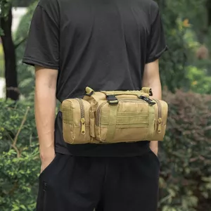 Thể Thao Ngoài Trời Dụ Túi Đa Năng Chiến Thuật Eo Túi Đơn Phòng Messenger Túi Máy Ảnh 3P Chống Thấm Nước Chống Mài Mòn