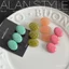 Alan Phong Cách Mới Acetate Màu Series Chấm Bi Thời Trang Kẹp Tóc Nhỏ Jelly Bean Dây Bé Gái Phù Hợp Với Nổ Tóc Gãy @ -