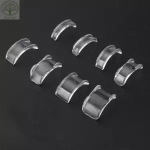 AMLU 8 Cái / bộ Bộ Điều Chỉnh Kích Thước Vòng, Giá Đỡ Nhẫn Vô Hình Silicon Chống Mất, Nhẫn Rời Trong Suốt Vòng Thắt Chặt Giảm Tốc Cho Nhẫn Dụng Cụ Trang Sức