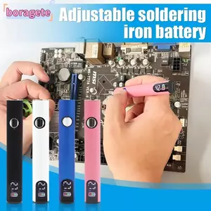 Bộ sắt hàn Mini BORAGETE, Dụng cụ sửa chữa hàn không dây Bút sắt hàn điện, Điện áp có thể điều chỉnh Sạc USB bằng thép không gỉ Bút công cụ hàn