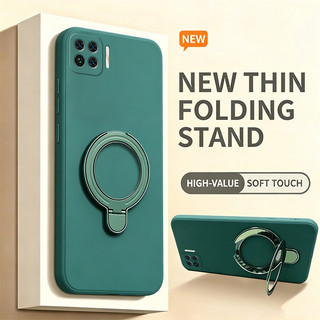 Ốp Lưng PBZZ Cho OPPO A93 4g F17 PRO Reno 4F reno4 F Vỏ Điện Thoại Lo Âu Vỏ Mềm Silicon Chống Sốc Thiết Kế Mới Thẩm Mỹ Có Giá Đỡ Cho Nam Dễ Thương Tím YTXUZJ3