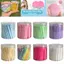FAVORITEGOODS 60 Cái / bộ Miếng bọt biển rửa mặt, Miếng bọt biển nén dùng một lần, Miếng đệm bông làm sạch da mịn màng đóng hộp chất lượng cao cho mọi loại da