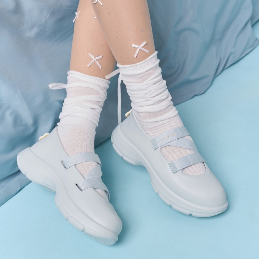 Giày Búp Bê Thể Thao Shondo Ballet Sneaker Nữ Dreamie Đế Cao 4cm Tôn Dáng Nhiều Màu | BigBuy360 - bigbuy360.vn