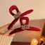 Năm Mới Đỏ Lấy Kẹp May Mắn Làm Giàu Retro Cá Mập Kẹp Tóc Nữ Đầu Lưng Cảm Thấy Tóc Lấy Phụ Kiện Tóc Sang Trọng QVYI