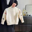 Áo khoác len VN Girls Cardigan 2025 Mùa xuân Phong cách mới Dệt tay Quần áo trẻ em cho trẻ sơ sinh