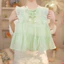 Đầm mùa hè cho bé gái VN, Hồng, In hình hoạt hình dễ thương, không tay, Cotton, Thích hợp để chơi thường ngày, Thích hợp cho bé gái sơ sinh.