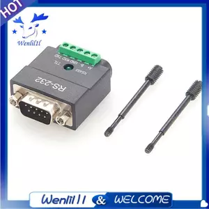 Bộ chuyển đổi nối tiếp RS232 sang RS485 / TTL mới DB9 Nam sang 5Pin Khối đầu cuối vít RS232 sang 3.3V / 5V Bộ chuyển đổi tín hiệu giao diện