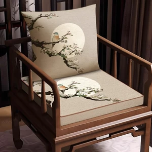 Mới Trung Quốc Bọt Biển Ghế Đệm Gỗ Gụ Ghế Sofa Đệm Trà Ghế Ăn Gỗ Chắc Chắn Chủ Ghế Đệm Chính Thức Mũ Ghế Ghế102304