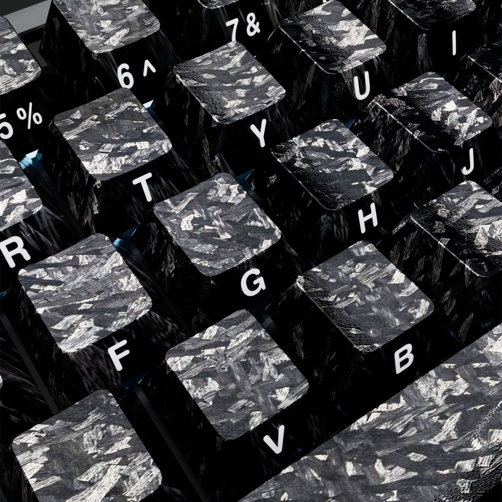Keycap Carbon Xuyên Led Dành Cho Bàn Phím Cơ , Bàn Phím He Keycap Trong Suốt - 139 Phím - Keycap Bàn Phím - CooBe Store | BigBuy360 - bigbuy360.vn