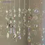 Treo Pha Lê Mặt Dây Chuyền Vườn Suncatcher Chuông Gió Cầu Vồng Lăng Kính Pha Lê Dây Chuyền Trang Trí Cửa Sổ MỚI
