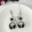 Tai nghe GAVESTO Móc khóa âm nhạc, Túi trang trí treo Móc khóa hình tai nghe lấp lánh, Y2K Star Guitar Micro Mặt dây chuyền Tai nghe Móc khóa