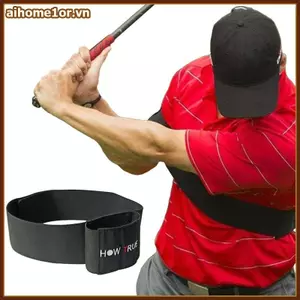 AIHOM 1 Dây đeo tay chơi gôn để huấn luyện Corrector Tư thế chơi gôn Dây đeo có thể điều chỉnh để thực hành chơi gôn chính xác trong sân,