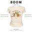 BOOM Áo Baby Tee Nữ Cotton Ôm Body-Áo Thun Ngắn Tay Y2K In Hình PhongCách Mùa Hè, Cổ Tròn Hàng Đầucách hàn quốc phong209