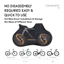 ROCKBROS Full Bike Cover Chống Trầy Xước Bảo Vệ Chống Bụi Đàn Hồi Cao Cho Xe Đạp Đường Núi Không Cần Tháo Lắp