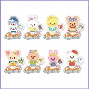 SQ11 Stray Kids Tấm Đứng SKZOO × Sanrio Acrylic Biển Hiệu Đứng Hoạt Hình Để Bàn Trang Trí Trang Trí