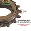 Bề mặt mạ điện bằng thép cường độ cao 16T Freewheel B1.375X24 Threading