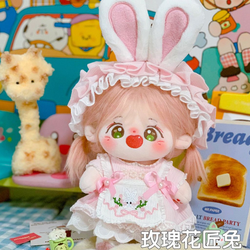 Không Bán Búp Bê 20Cm Quần Áo Bé Nữ 20Cm Cotton Quần Áo Gothic Đầm Ngôi Sao Búp Bê Quần Áo Bé 6.10