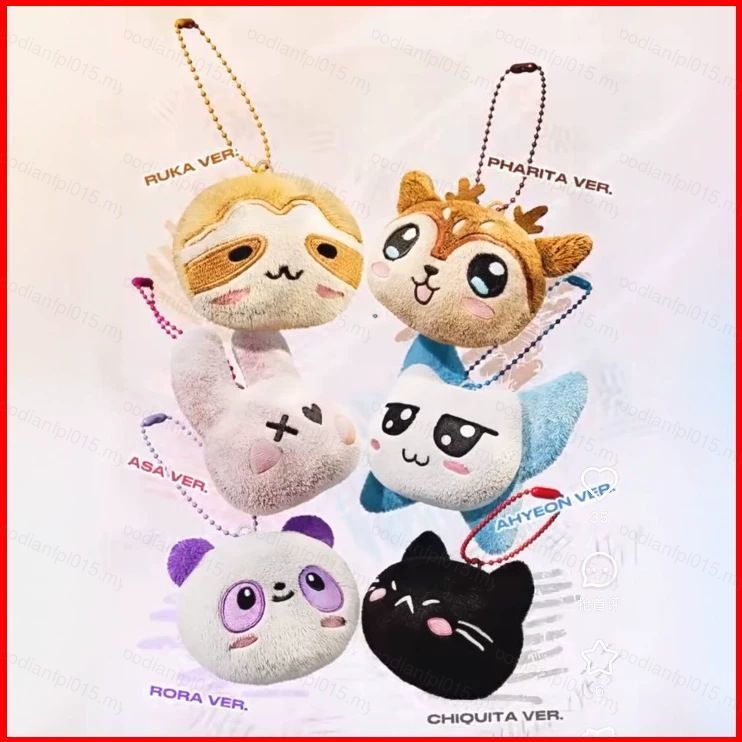 PF BABYMONSTER RUKA PHARITA CHOOM Album Plushie Móc Khóa Kpop Merch Dễ Thương Sang Trọng Cotton Túi Búp Bê Quyến Rũ