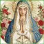 Người Mới Bắt Đầu Bộ Thêu Virgin Mary Handmade Trang Trí Nhà Thêu DIY Bộ Dụng Cụ Có Kim Dành Cho Nữ Người Mới Bắt Đầu wipqsvn