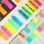 GREA 100 Tờ Memo Pad Dấu Trang Nhãn Văn Phòng Phẩm Điểm Chìa Khóa Mới Lạ Paster Sticker