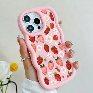 Ốp Điện Thoại Di Động Cho Motorola Moto Edge 50 60 Fusion Pro 40 Neo G84 G56 G86 G75 G05 G22 G35 G32 Bao Hoa Dâu Silicone Mềm Kẹo Màu Chống Sốc Sóng TPU Bên