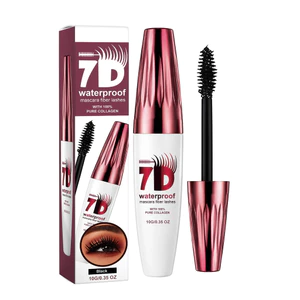 Mascara mi sợi không thấm nước 7D 10g - Truyền Collagen đen, Lông mi vàng dày dài với Collagen nguyên chất - Hiệu ứng mở rộng mi chống thấm nước lâu trôi